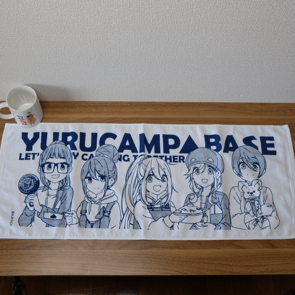YURUCAMP△BASE フェイスタオル – AOZORAGEAR(アオゾラギア