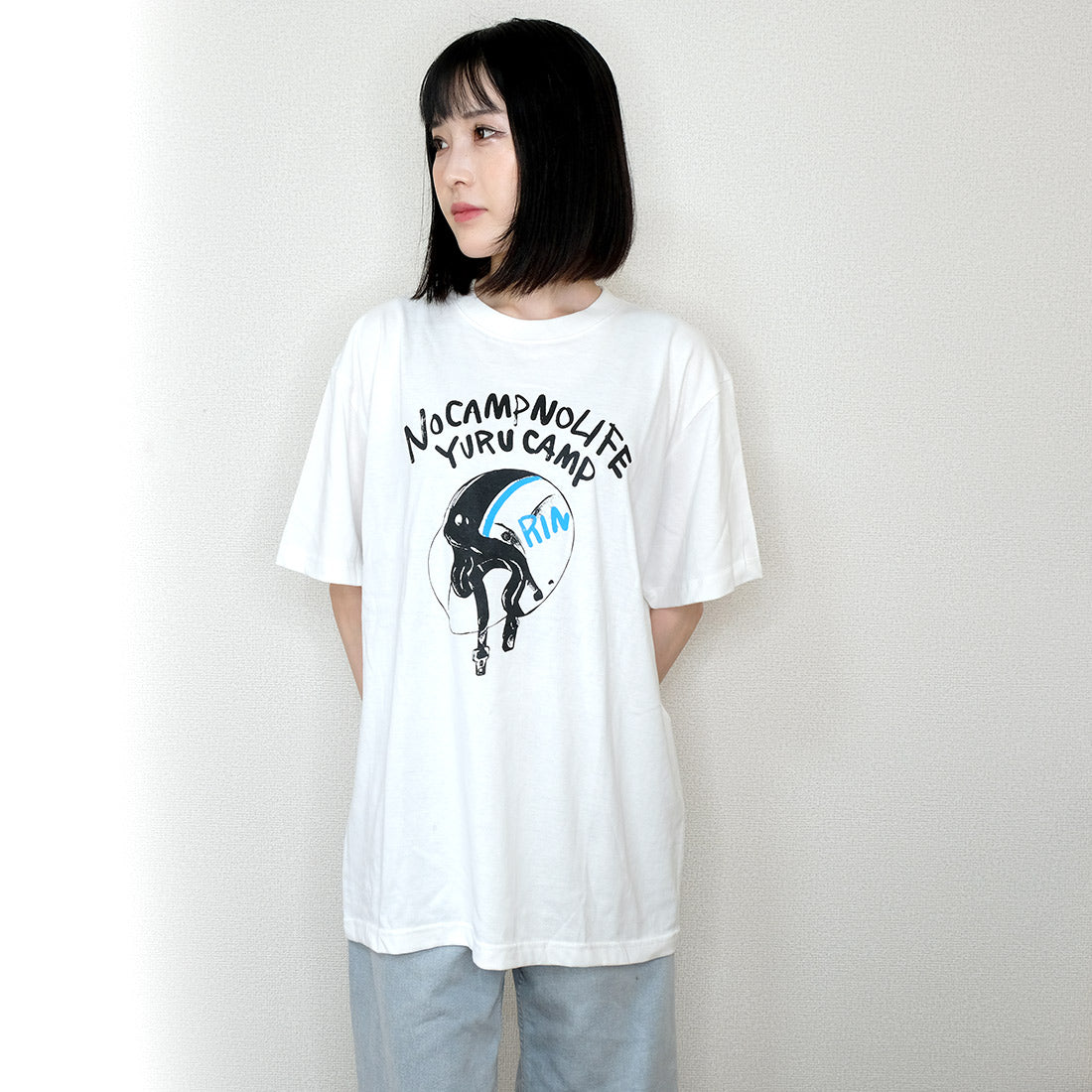 ゆるキャン△ ヘルメットTシャツ – AOZORAGEAR(アオゾラギア