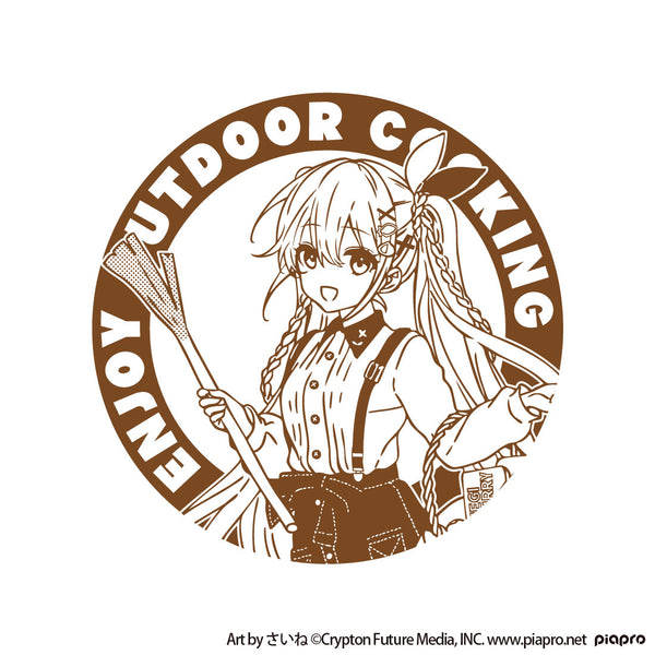 初音ミク OUTDOOR COOKING ガラスコップ