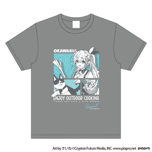 初音ミク OUTDOOR COOKING OKAWARI!! Tシャツ