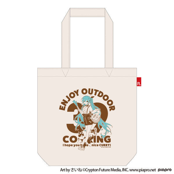 初音ミク OUTDOOR COOKING ROOTOTEトートバッグ