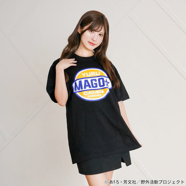 ゆるキャン△ 孫ライダーズ  Tシャツ ブラック